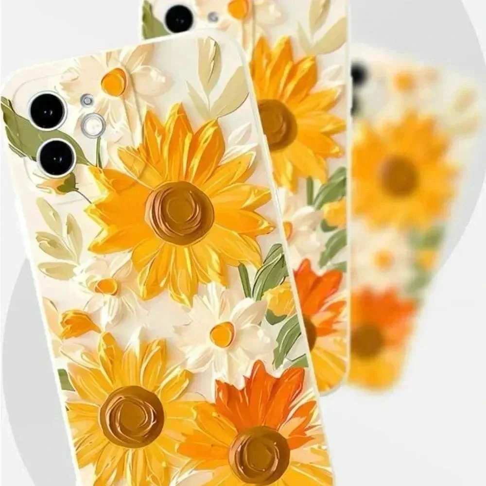 iPhone 13 Pro Max Sunflower Pattern Case NWT